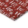 Dalyn Merry and Bright MY22 Red Machine Washable Area Rug Corner Image