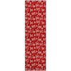 Dalyn Merry and Bright MY22 Red Machine Washable Area Rug Runner Main Image