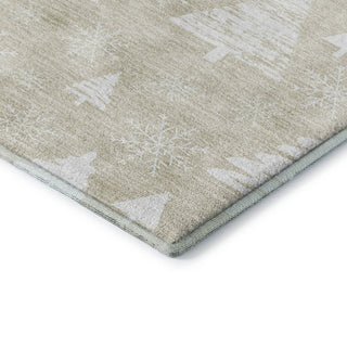 Dalyn Merry and Bright MY23 Beige Machine Washable Area Rug Corner Image