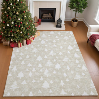 Dalyn Merry and Bright MY23 Beige Machine Washable Area Rug Lifestyle Image Feature