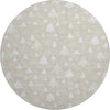 Dalyn Merry and Bright MY23 Beige Machine Washable Area Rug Round Main Image