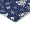 Dalyn Merry and Bright MY23 Navy Machine Washable Area Rug Corner Image