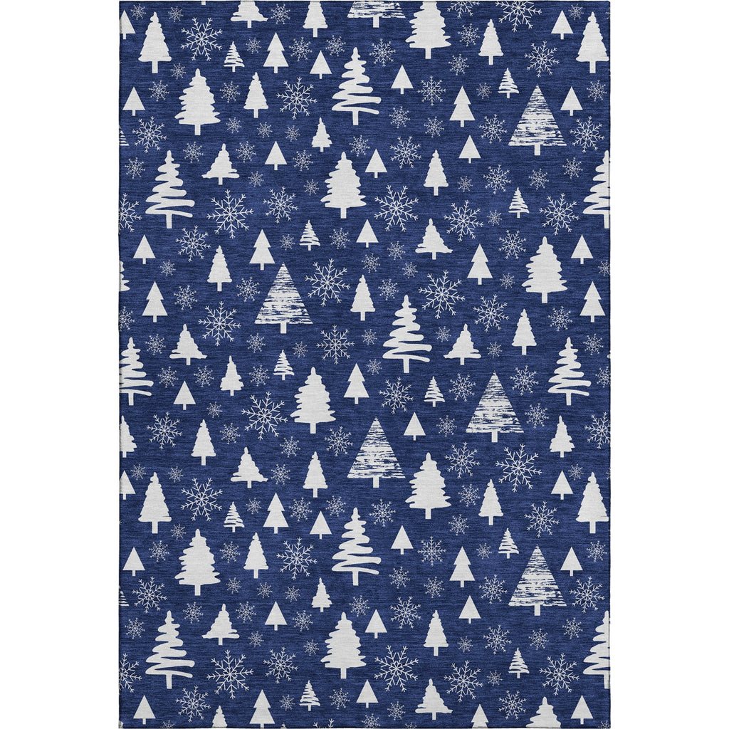 Dalyn Merry and Bright MY23 Navy Machine Washable Area Rug main image