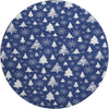 Dalyn Merry and Bright MY23 Navy Machine Washable Area Rug Round Main Image
