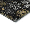 Dalyn Merry and Bright MY25 Black Machine Washable Area Rug Corner Image