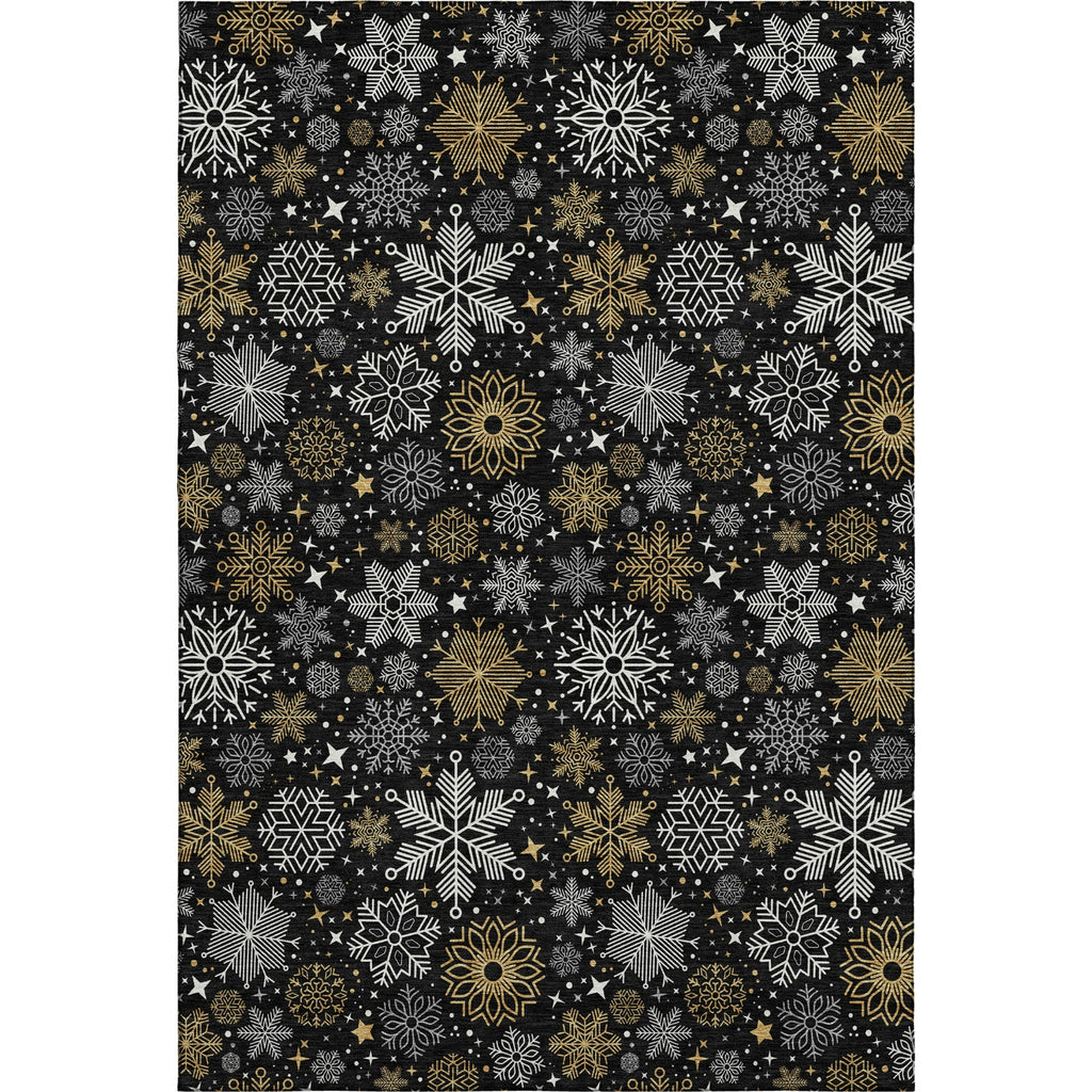 Dalyn Merry and Bright MY25 Black Machine Washable Area Rug main image