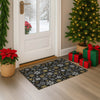 Dalyn Merry and Bright MY25 Black Machine Washable Area Rug Scatter Lifestyle Image Feature