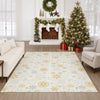 Dalyn Merry and Bright MY25 Ivory Machine Washable Area Rug Lifestyle Image Feature