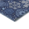 Dalyn Merry and Bright MY25 Navy Machine Washable Area Rug Corner Image