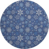 Dalyn Merry and Bright MY25 Navy Machine Washable Area Rug Round Main Image
