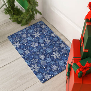 Dalyn Merry and Bright MY25 Navy Machine Washable Area Rug Scatter Lifestyle Image Feature