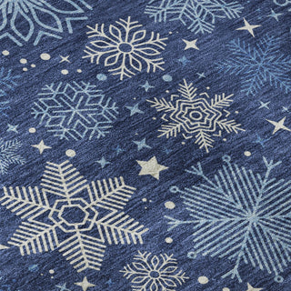 Dalyn Merry and Bright MY25 Navy Machine Washable Area Rug Swatch Image