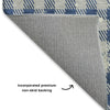 Dalyn Merry and Bright MY26 Blue Machine Washable Area Rug Backing Image