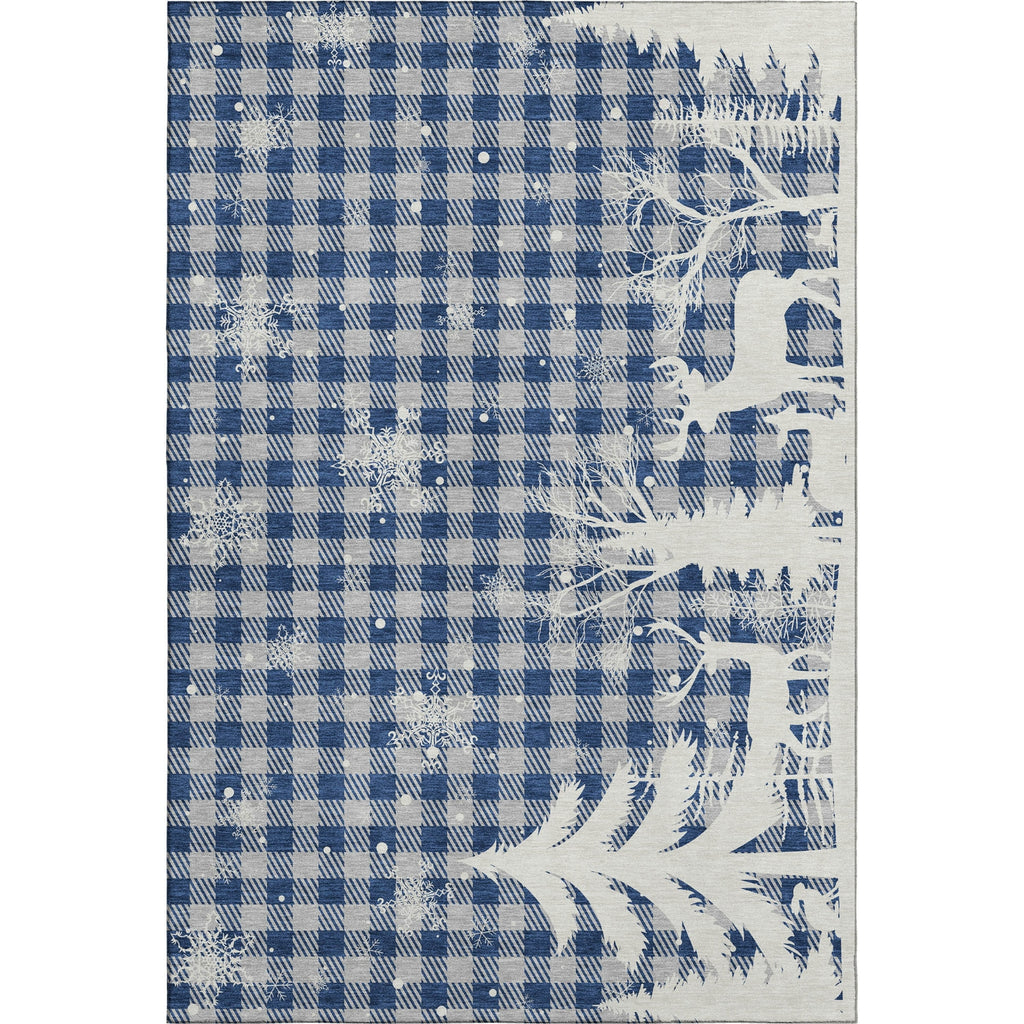 Dalyn Merry and Bright MY26 Blue Machine Washable Area Rug main image