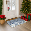 Dalyn Merry and Bright MY26 Blue Machine Washable Area Rug Scatter Lifestyle Image Feature