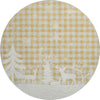 Dalyn Merry and Bright MY26 Gold Machine Washable Area Rug Round Main Image