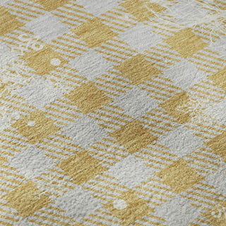Dalyn Merry and Bright MY26 Gold Machine Washable Area Rug Swatch Image