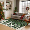 Dalyn Merry and Bright MY26 Green Machine Washable Area Rug Lifestyle Image Feature