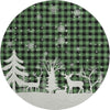 Dalyn Merry and Bright MY26 Green Machine Washable Area Rug Round Main Image