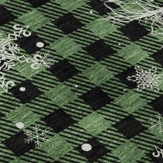 Dalyn Merry and Bright MY26 Green Machine Washable Area Rug Swatch Image