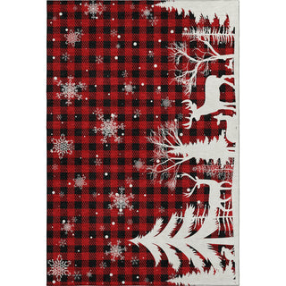 Dalyn Merry and Bright MY26 Red Machine Washable Area Rug main image