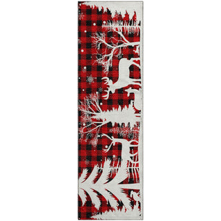 Dalyn Merry and Bright MY26 Red Machine Washable Area Rug Runner Main Image