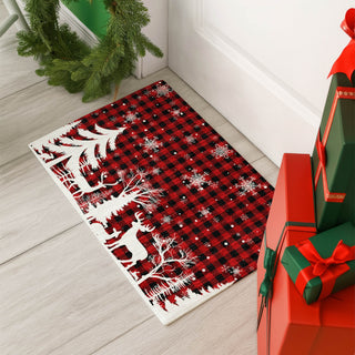 Dalyn Merry and Bright MY26 Red Machine Washable Area Rug Scatter Lifestyle Image Feature