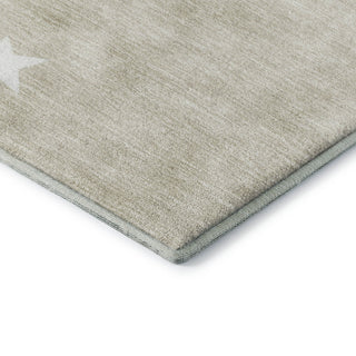 Dalyn Merry and Bright MY27 Beige Machine Washable Area Rug Corner Image