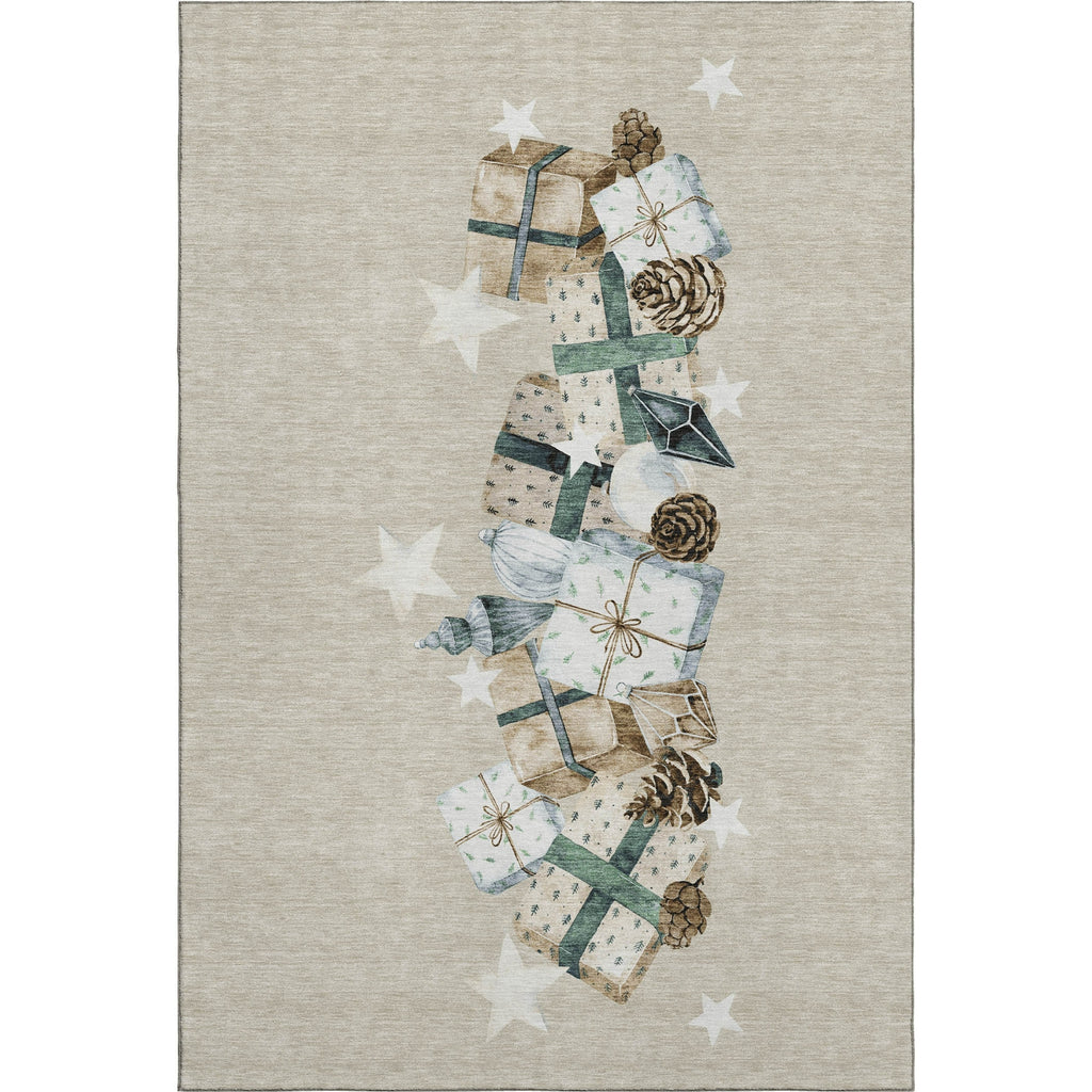 Dalyn Merry and Bright MY27 Beige Machine Washable Area Rug main image