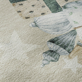 Dalyn Merry and Bright MY27 Beige Machine Washable Area Rug Swatch Image