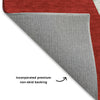 Dalyn Merry and Bright MY27 Red Machine Washable Area Rug Backing Image