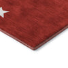 Dalyn Merry and Bright MY27 Red Machine Washable Area Rug Corner Image