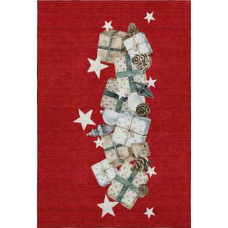 Dalyn Merry and Bright MY27 Red Machine Washable Area Rug main image