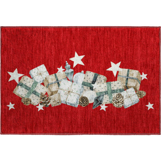 Dalyn Merry and Bright MY27 Red Machine Washable Area Rug Scatter Main Image