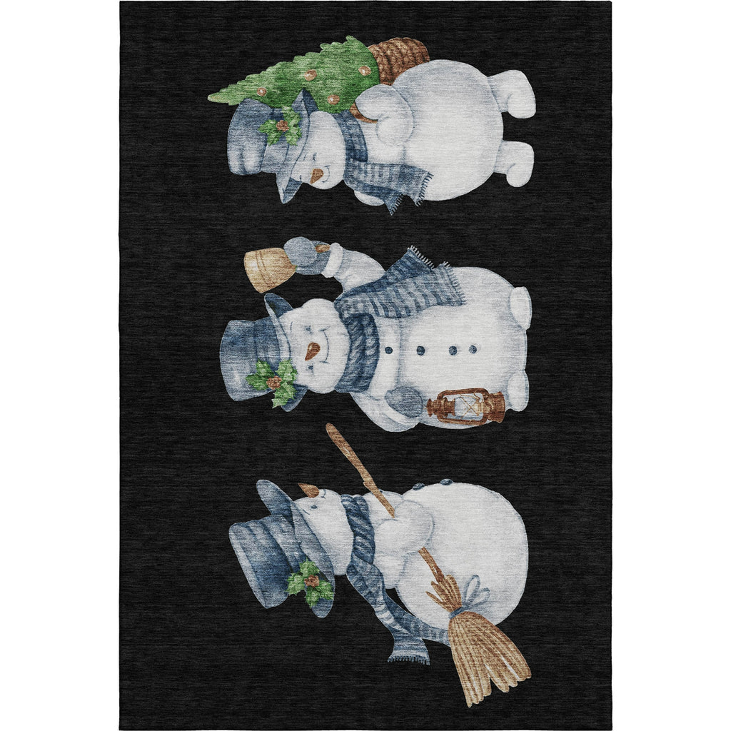 Dalyn Merry and Bright MY28 Black Machine Washable Area Rug main image