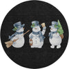 Dalyn Merry and Bright MY28 Black Machine Washable Area Rug Round Main Image