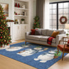 Dalyn Merry and Bright MY28 Navy Machine Washable Area Rug Lifestyle Image Feature