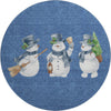 Dalyn Merry and Bright MY28 Navy Machine Washable Area Rug Round Main Image