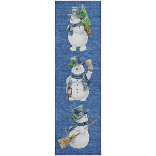 Dalyn Merry and Bright MY28 Navy Machine Washable Area Rug Runner Main Image