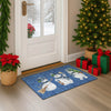 Dalyn Merry and Bright MY28 Navy Machine Washable Area Rug Scatter Lifestyle Image Feature