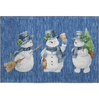 Dalyn Merry and Bright MY28 Navy Machine Washable Area Rug Scatter Main Image