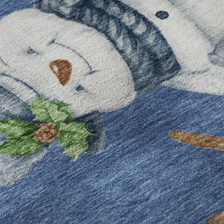 Dalyn Merry and Bright MY28 Navy Machine Washable Area Rug Swatch Image