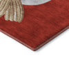 Dalyn Merry and Bright MY28 Red Machine Washable Area Rug Corner Image