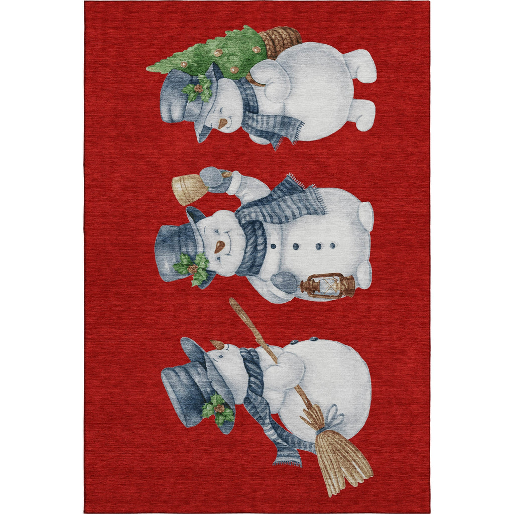 Dalyn Merry and Bright MY28 Red Machine Washable Area Rug main image