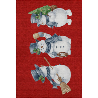 Dalyn Merry and Bright MY28 Red Machine Washable Area Rug main image