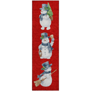 Dalyn Merry and Bright MY28 Red Machine Washable Area Rug Runner Main Image