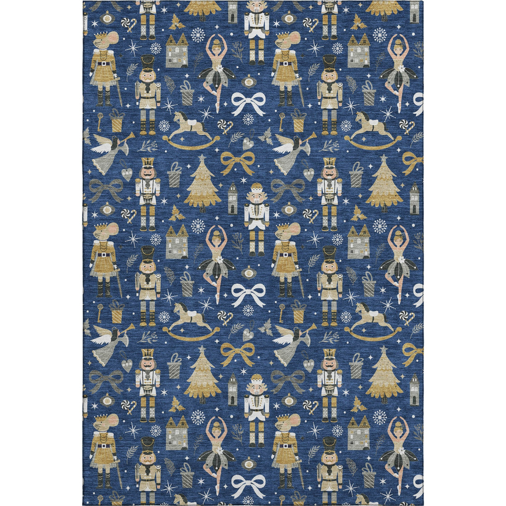 Dalyn Merry and Bright MY29 Navy Machine Washable Area Rug main image
