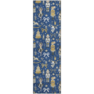 Dalyn Merry and Bright MY29 Navy Machine Washable Area Rug Runner Main Image