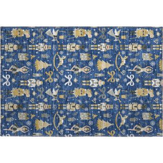 Dalyn Merry and Bright MY29 Navy Machine Washable Area Rug Scatter Main Image