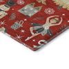 Dalyn Merry and Bright MY29 Red Machine Washable Area Rug Corner Image
